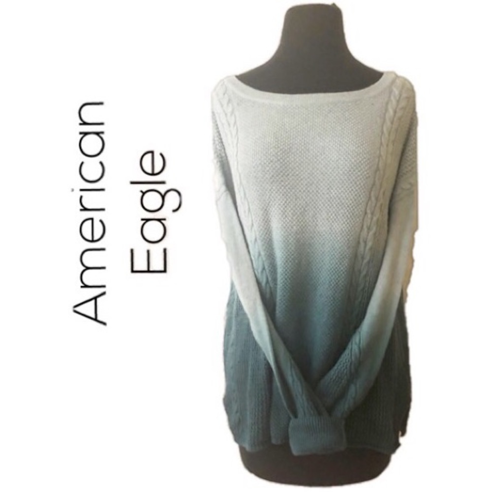 American Eagle Ombré pullover.